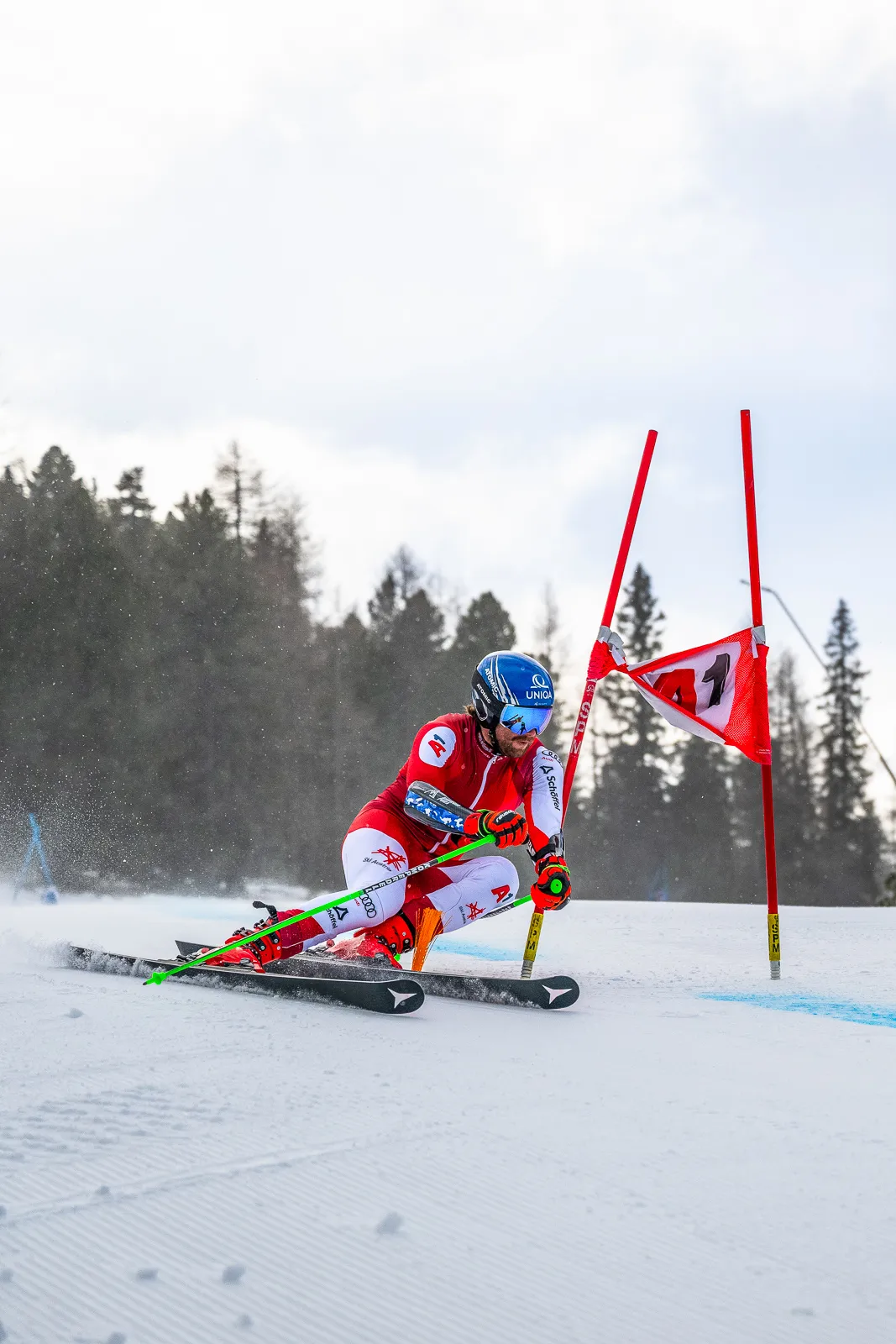 Kurzvideo Training von Skirennläufer Marco Schwarz auf der Turracher Höhe